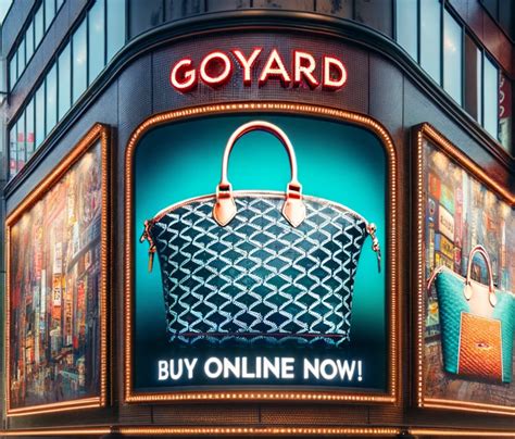 can you order goyard online|goyard outlet sale online.